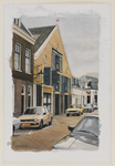 30251 Gezicht in de Lauwerecht te Utrecht met in het midden de voorgevel van de voormalige houtloods van Houthandel ...
